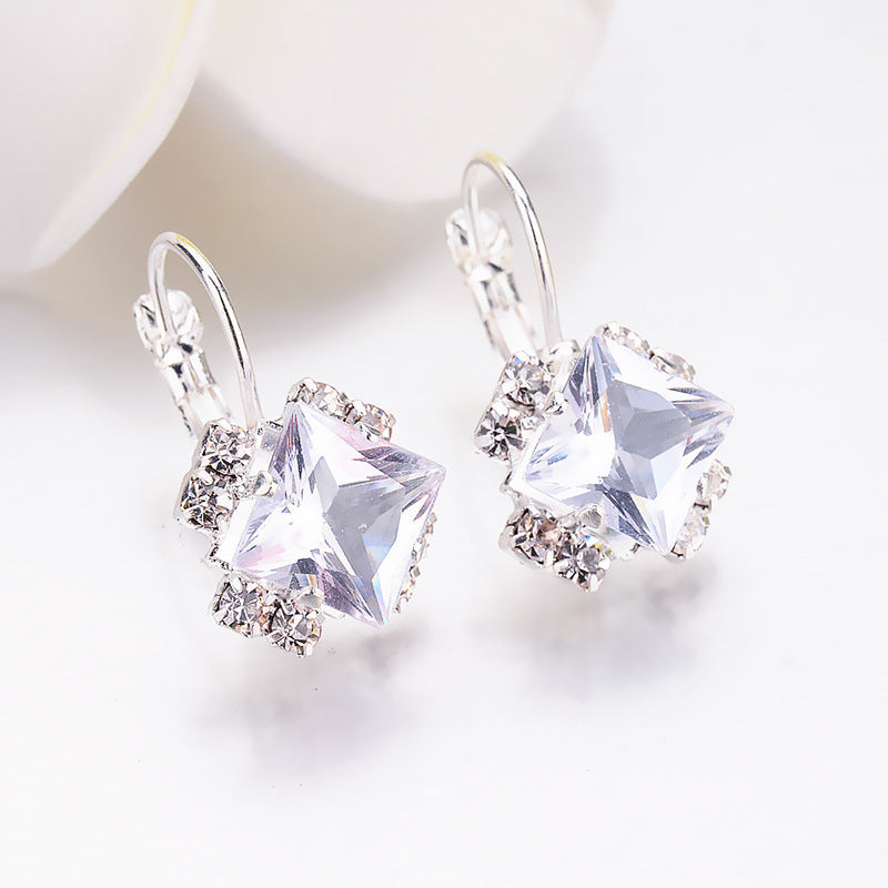 Rhinestone earrings