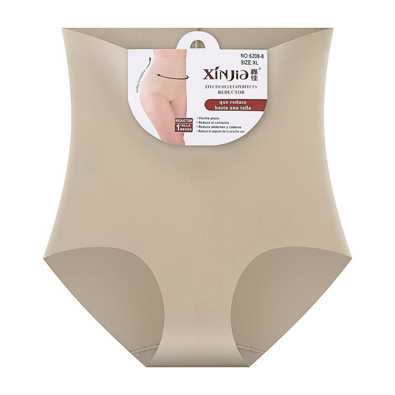 Ice Silk High Waist Belly Contracting Slimming Pants