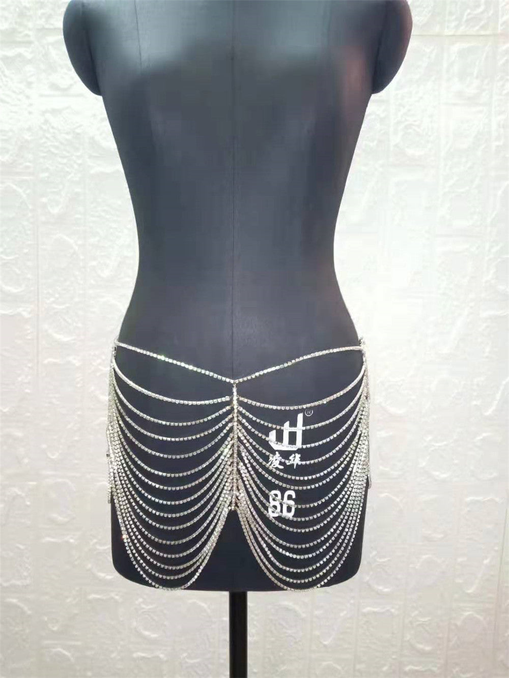 Super Flash Rhinestone Skirt