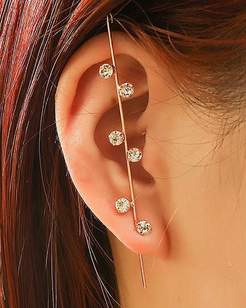 New Ear Needle Wrap Crawler Hook Earrings