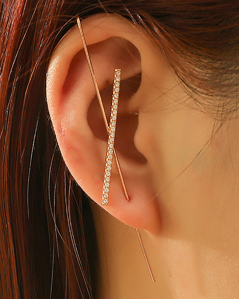 New Ear Needle Wrap Crawler Hook Earrings