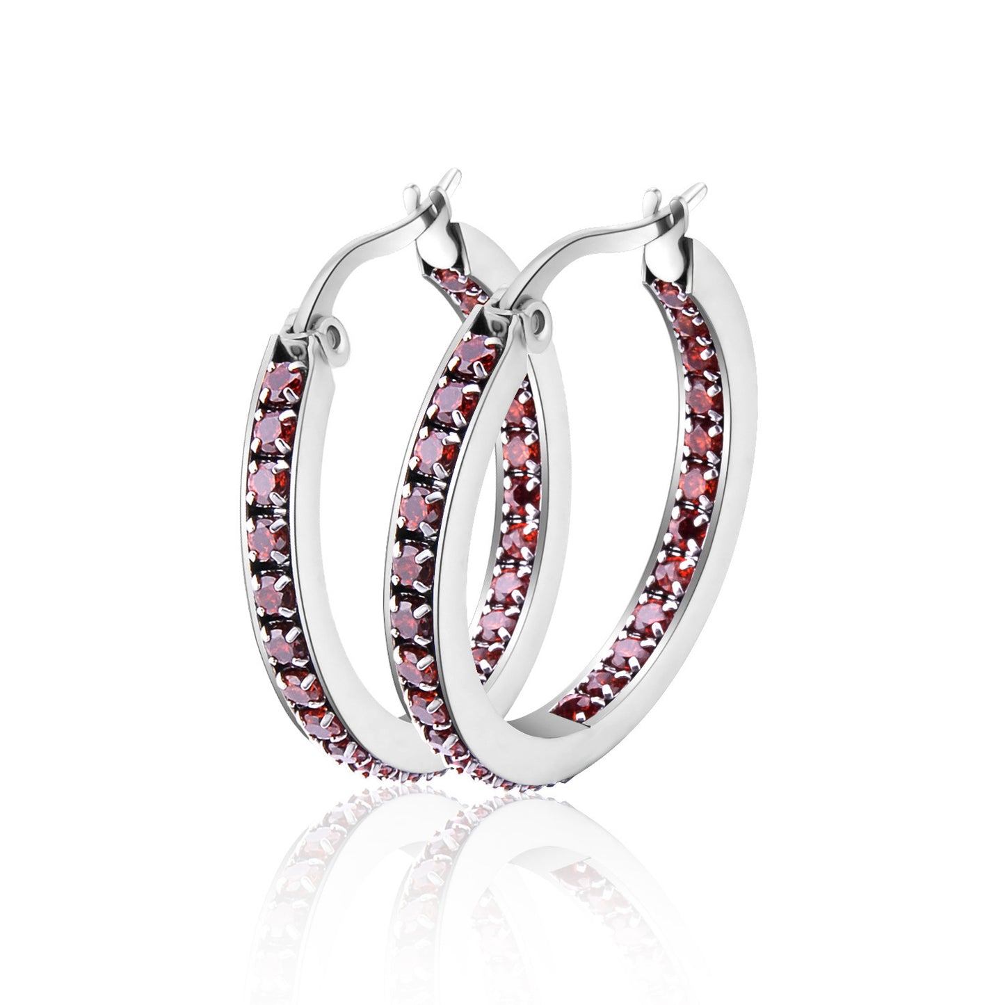 Women's Fashion Quality Titanium Steel Diamond Earrings