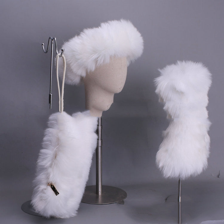 Clutch hair band plush snow boots