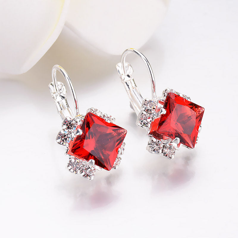 Rhinestone earrings