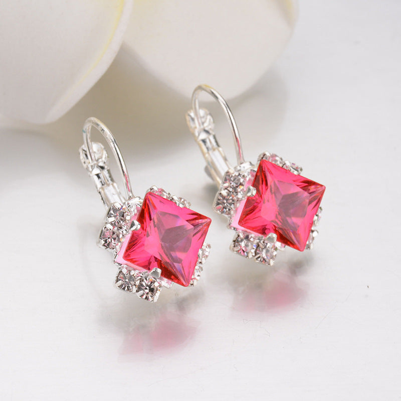 Rhinestone earrings