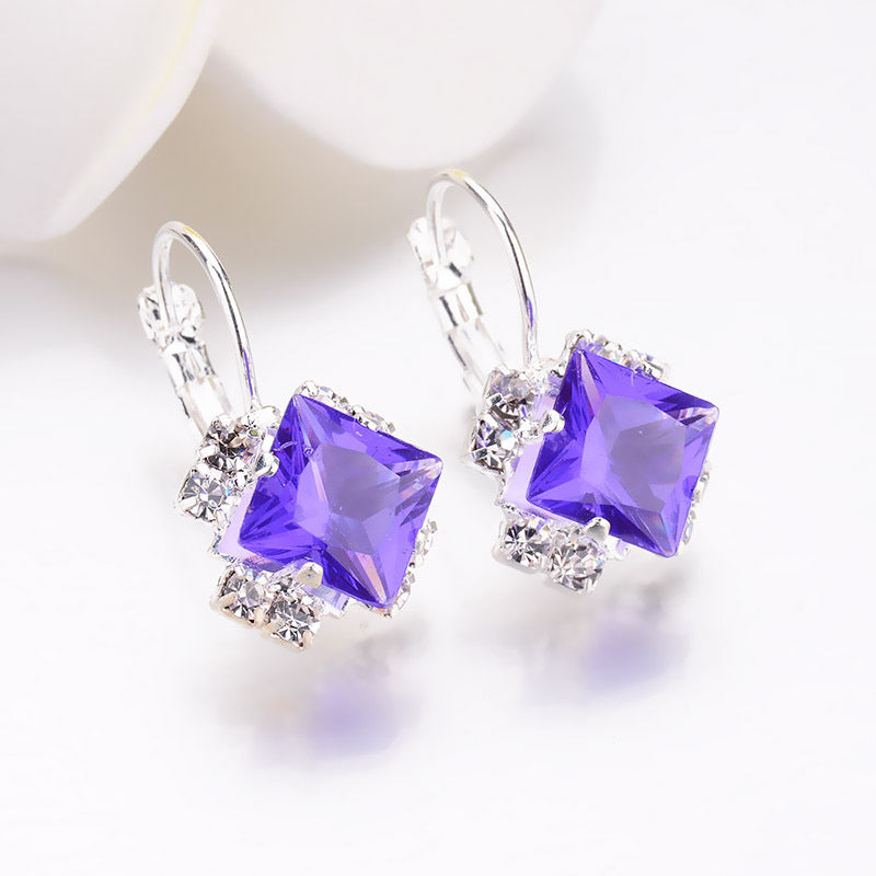 Rhinestone earrings