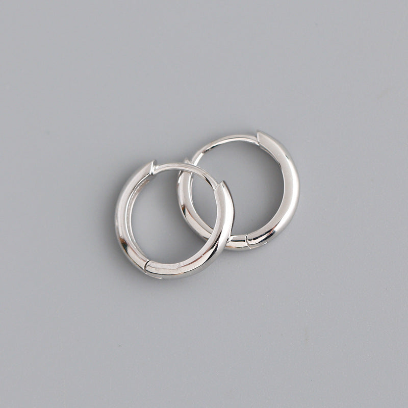 Women's Sterling Silver Ear Buckle Earrings