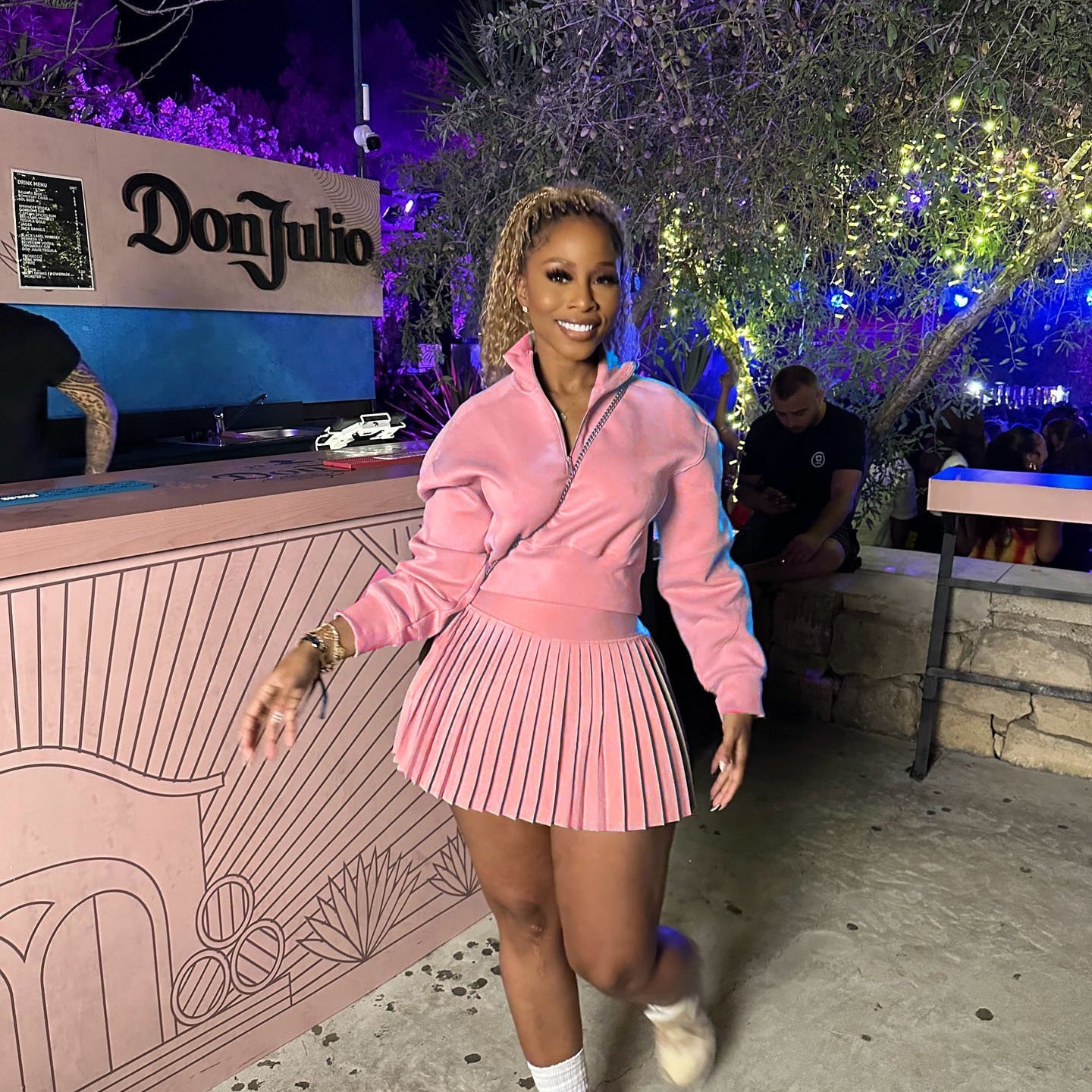 Women's Pleated Skirt Fashion Casual Set