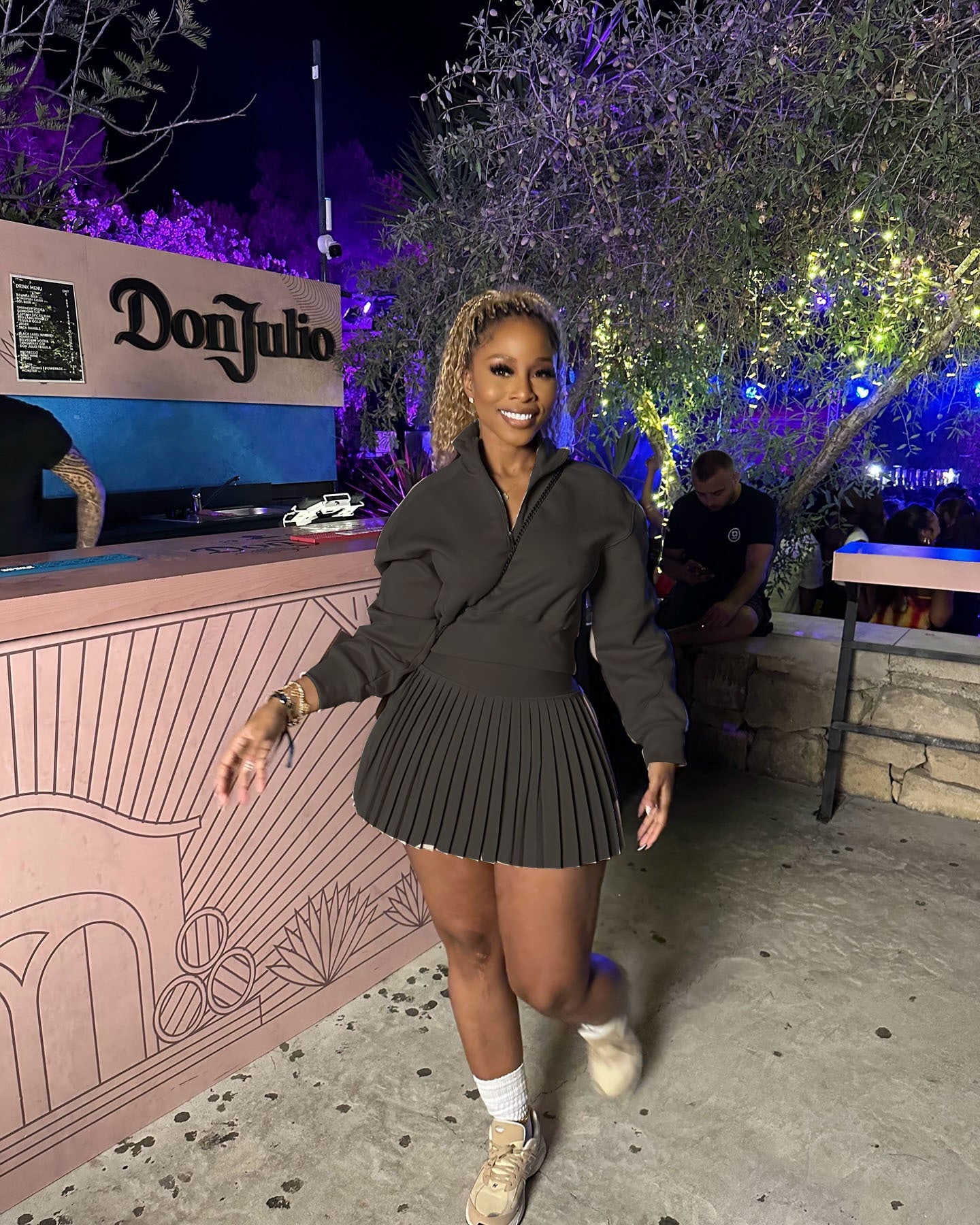 Women's Pleated Skirt Fashion Casual Set