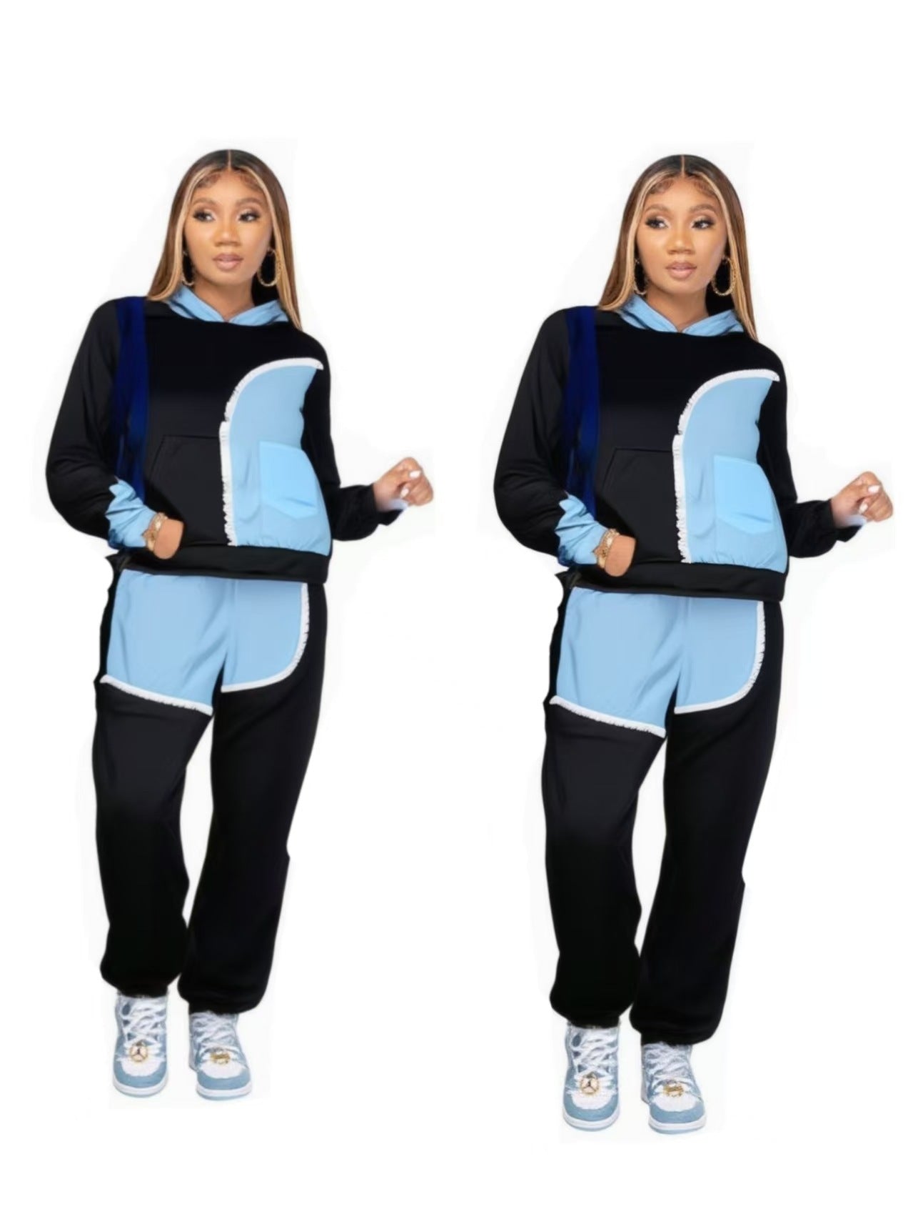Women's Fashion Ankle-tied Long Sports Sweater Suit